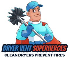 Dryer Vent Superheroes Logo