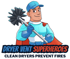 Dryer Vent Superheroes Logo